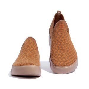 UIN Brown Slip-On Flats